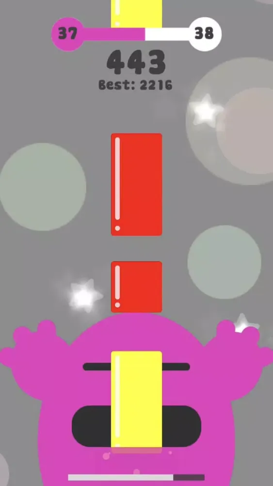 Capturas de tela do Blobby