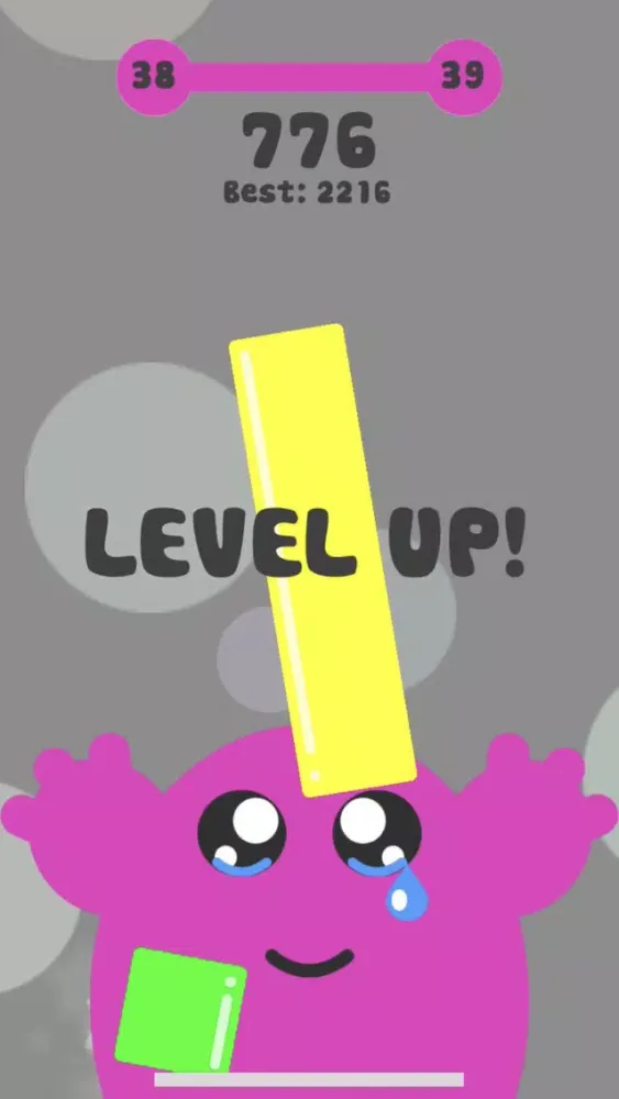 Capturas de tela do Blobby