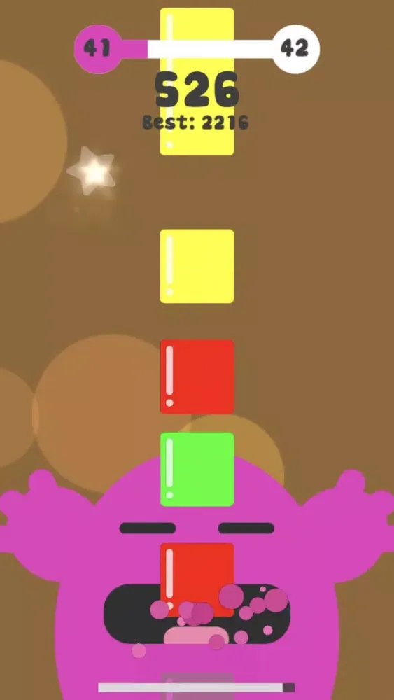 Capturas de tela do Blobby