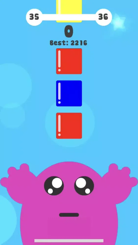 Capturas de tela do Blobby