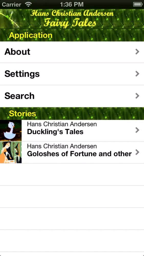 Best Hans Christian Andersen's Fairy Tales (with search) Ekran Görüntüleri