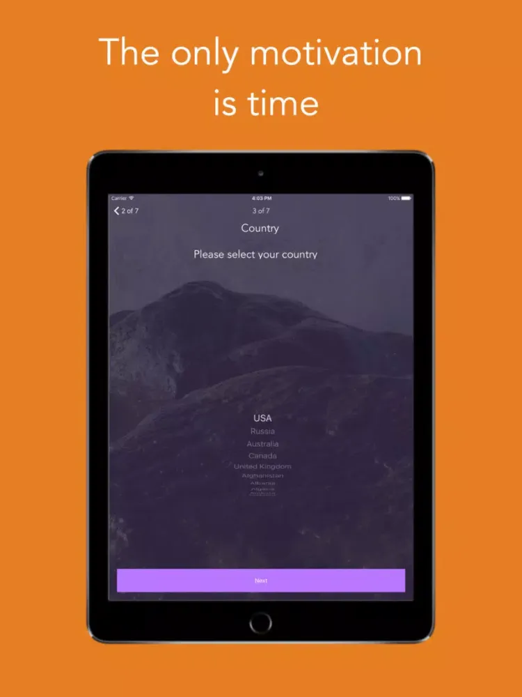 Life countdown - Live every day iPad  Screenshots