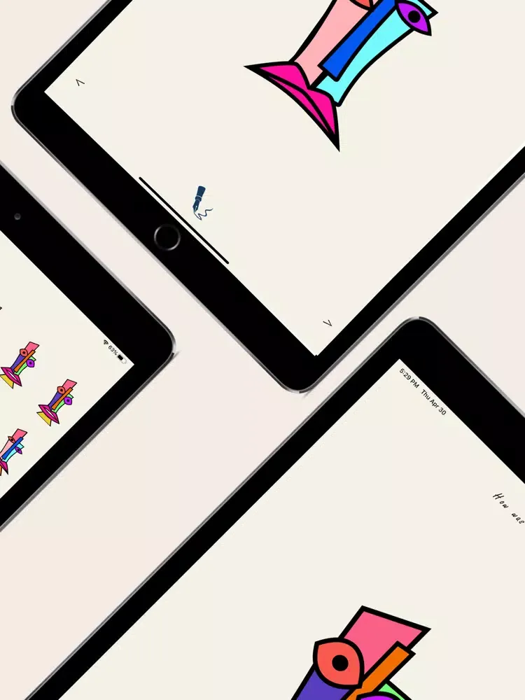 Abstract Moody iPad  Screenshots