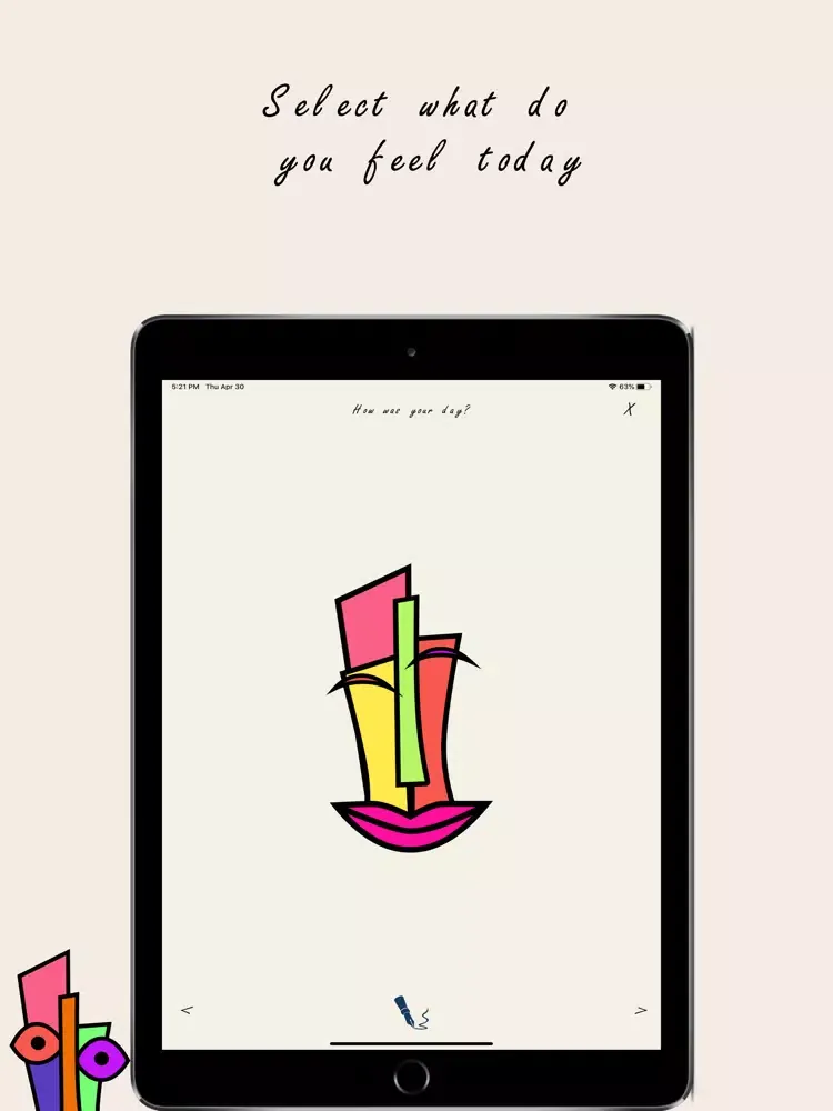 Abstract Moody iPad  Screenshots