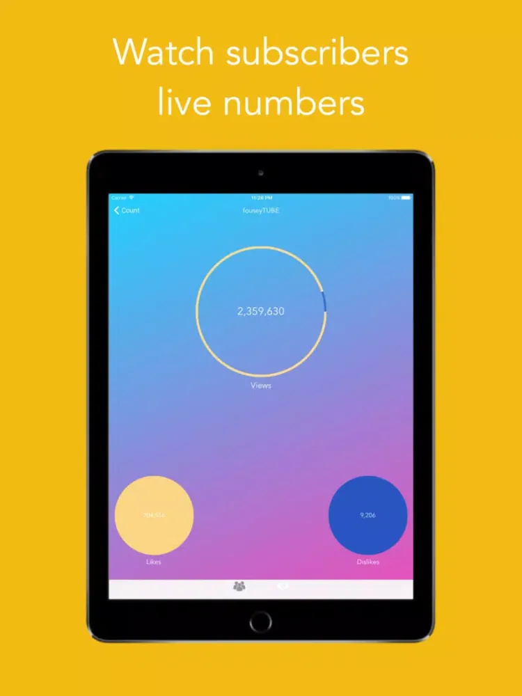 Counter for YouTube iPad 应用截图
