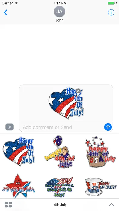 تصاویر 4th Of July GIF Stickers