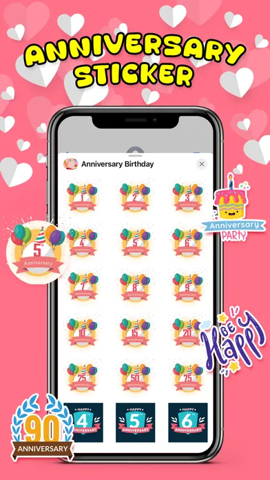 Captures d'écran de Anniversary & Birthday GIF