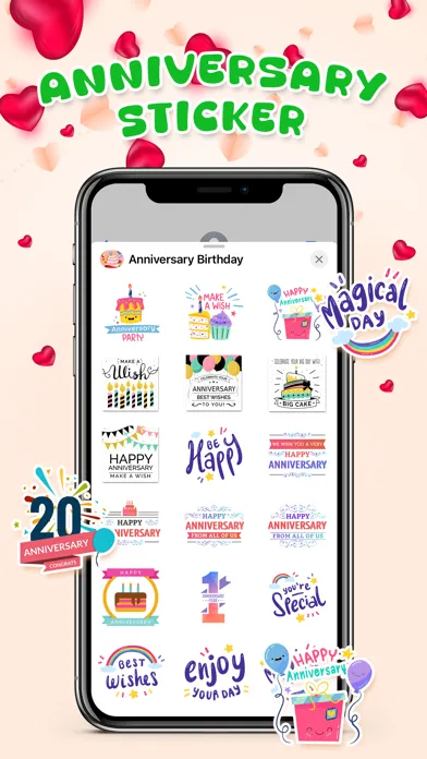 Captures d'écran de Anniversary & Birthday GIF