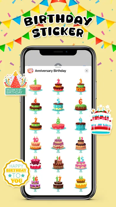 Captures d'écran de Anniversary & Birthday GIF