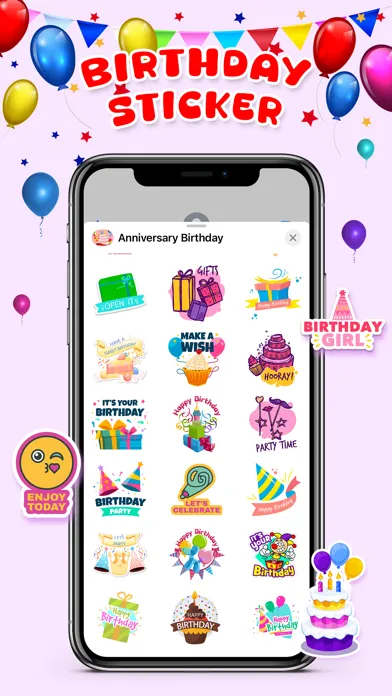 Captures d'écran de Anniversary & Birthday GIF