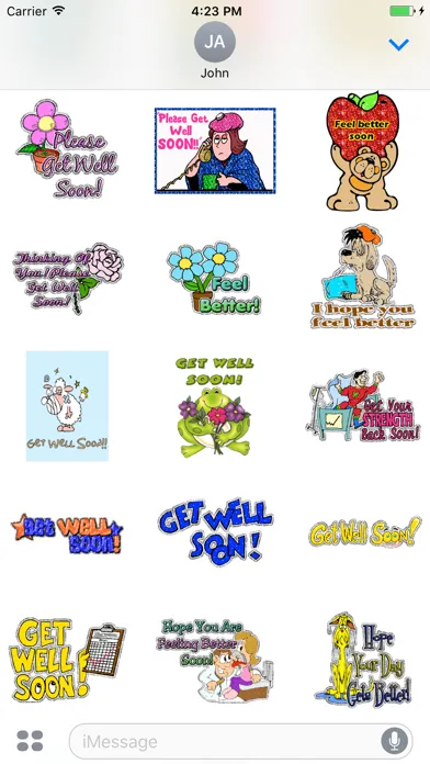Animated Congo & Get Well Soon स्क्रीनशॉट