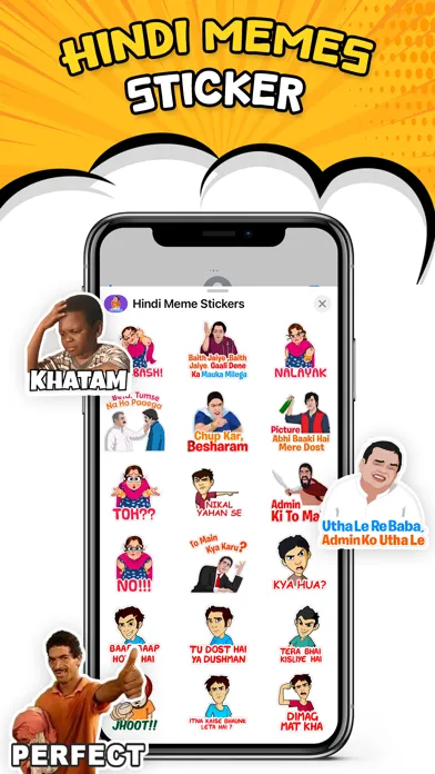 Animated Hindi Stickers Meme應用截圖