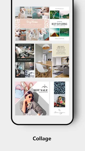 Tangkapan skrin Posters: graphic design maker