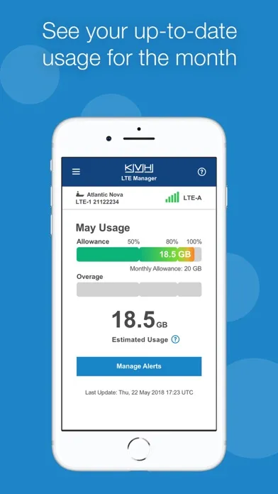 Скриншоты KVH LTE Manager