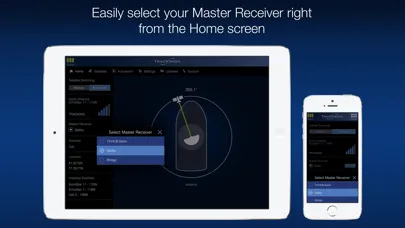 Ảnh chụp màn hình của KVH TracVision®