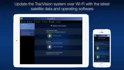 Ảnh chụp màn hình của KVH TracVision®