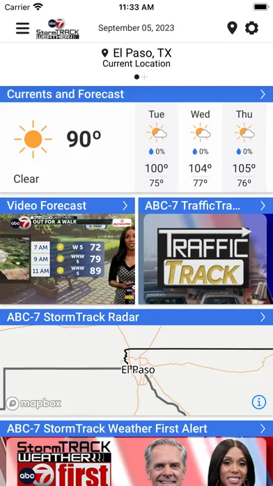 ABC-7 KVIA Weather & Traffic スクリーンショット