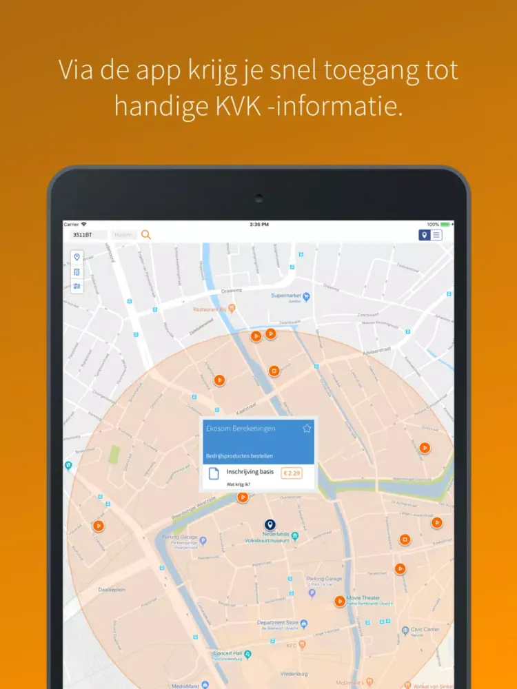 Captures d'écran de KVK Bedrijvenradar iPad 