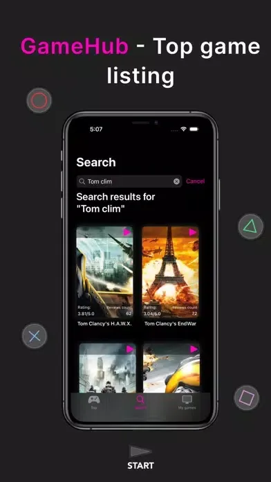 GameHub - Top games應用截圖