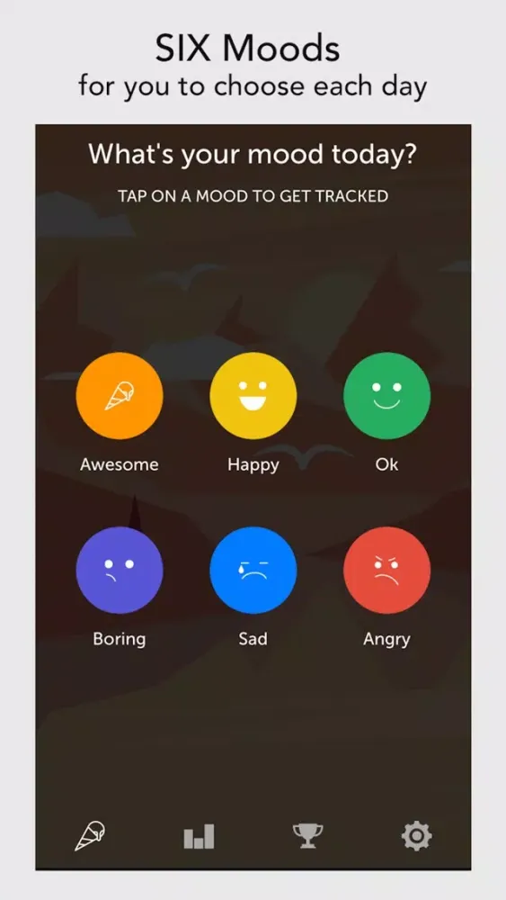 Tangkapan skrin Mood D - Your emotional diary