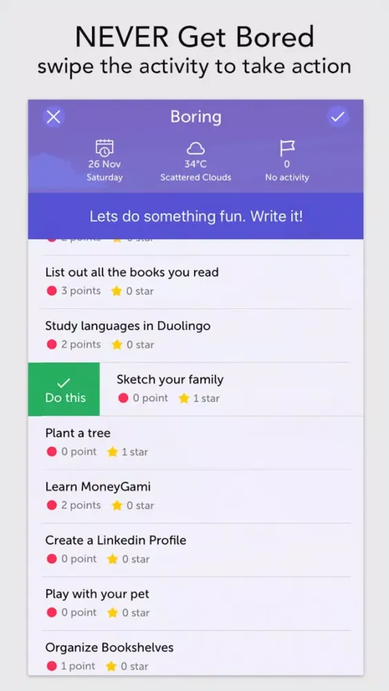 Mood D - Emotion tracker and Activity suggestion應用截圖