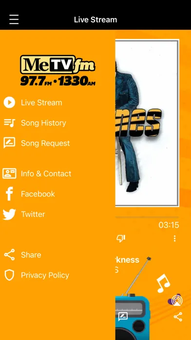Capturas de pantalla de 97.7 MeTV FM