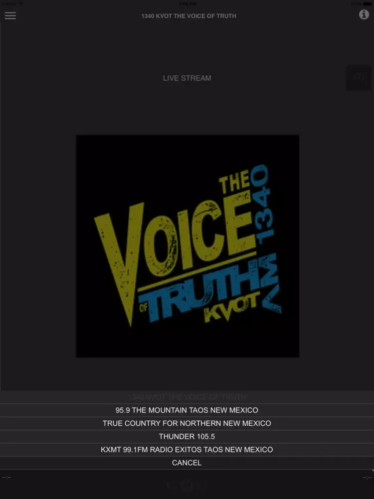 KVOT 98.1 The Voice of Truth iPad  Ekran Görüntüleri