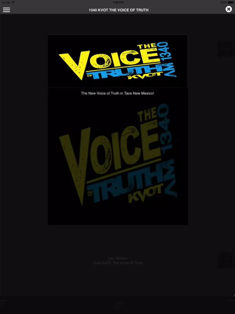 KVOT 98.1 The Voice of Truth iPad  Ekran Görüntüleri