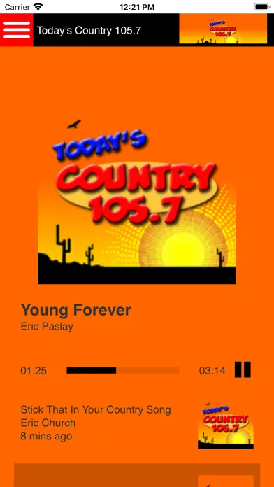 KVVP 105.7 FM Today's Country Screenshots