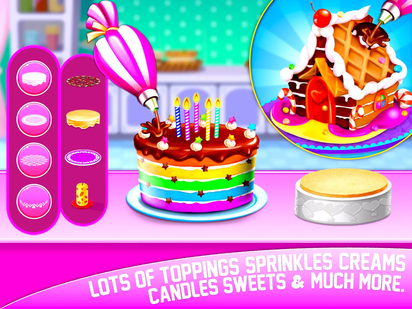 Cake Maker Sweet Bakery Games স্ক্রিনশট