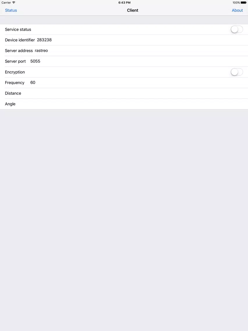 Rastreador Para Plataforma GPS iPad 應用截圖