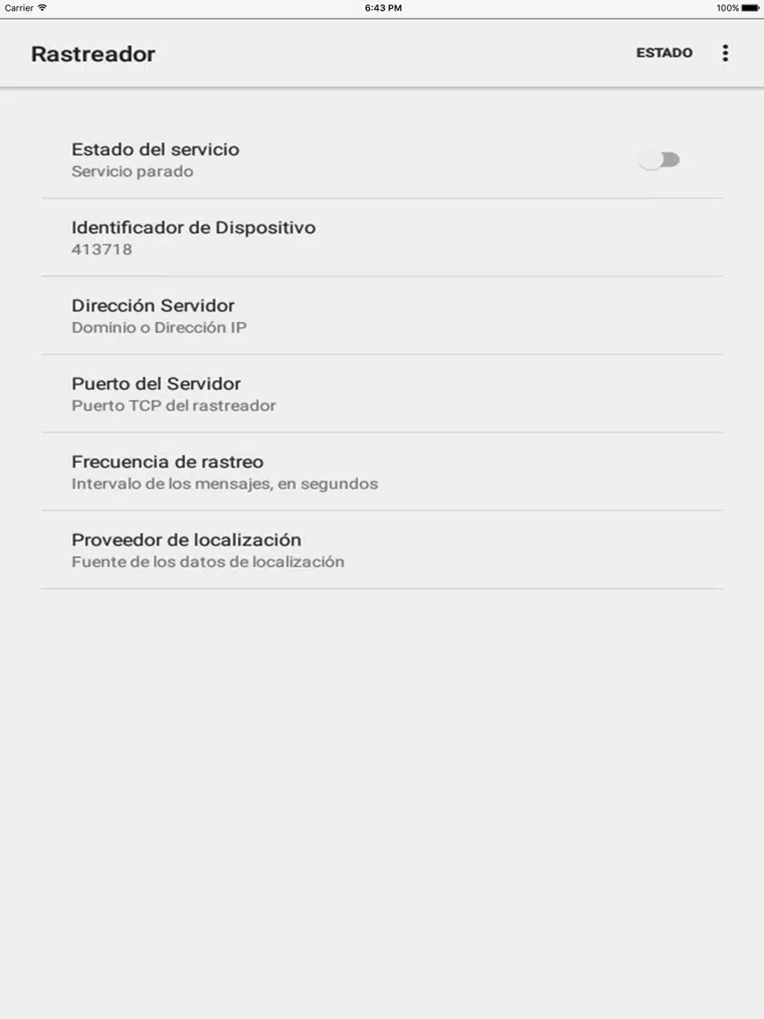 Rastreador Para Plataforma GPS iPad 應用截圖