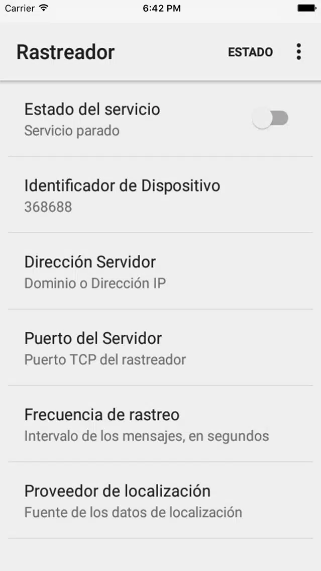 Rastreador Para Plataforma GPS應用截圖