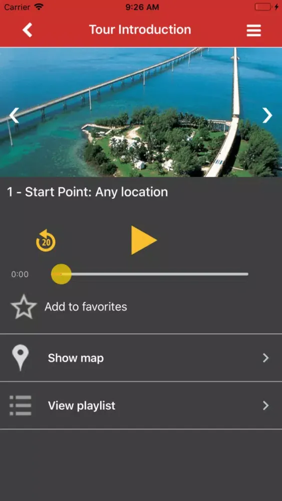Capturas de tela do Key West Tour Guide
