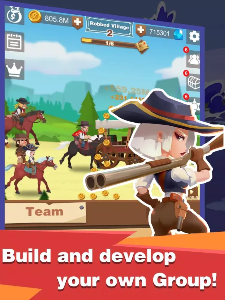Capturas de tela do Outlaws: Wild West iPad 