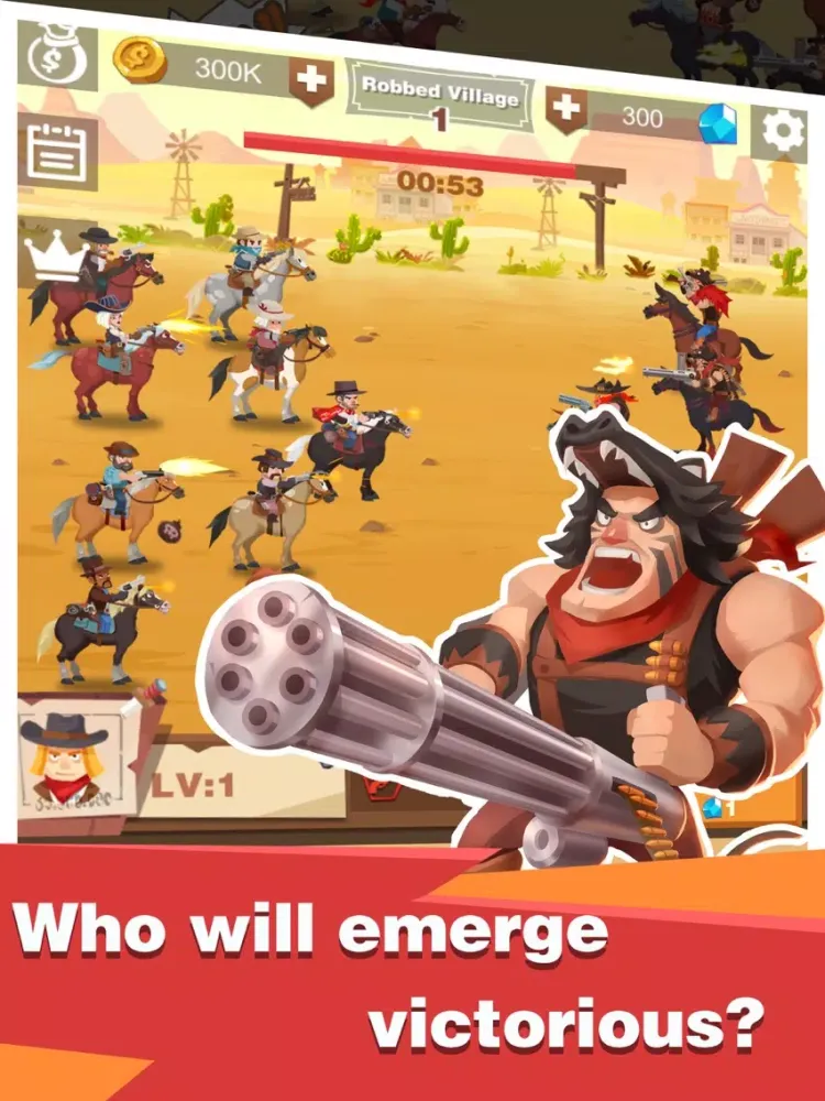Capturas de tela do Outlaws: Wild West iPad 