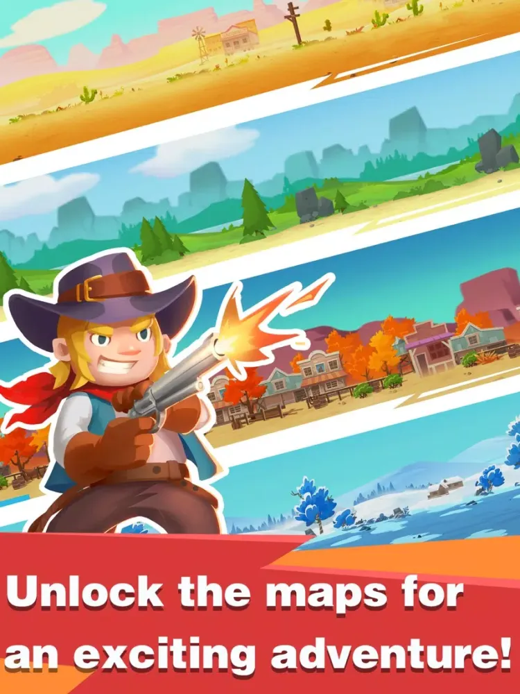Capturas de tela do Outlaws: Wild West iPad 