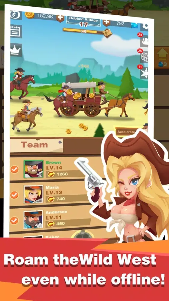 Capturas de tela do Outlaws: Wild West