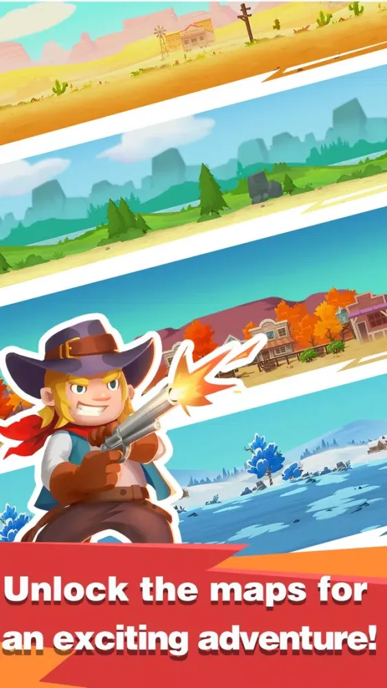Capturas de tela do Outlaws: Wild West