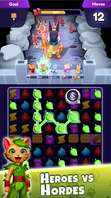 Captures d'écran de Puzzles & Cats