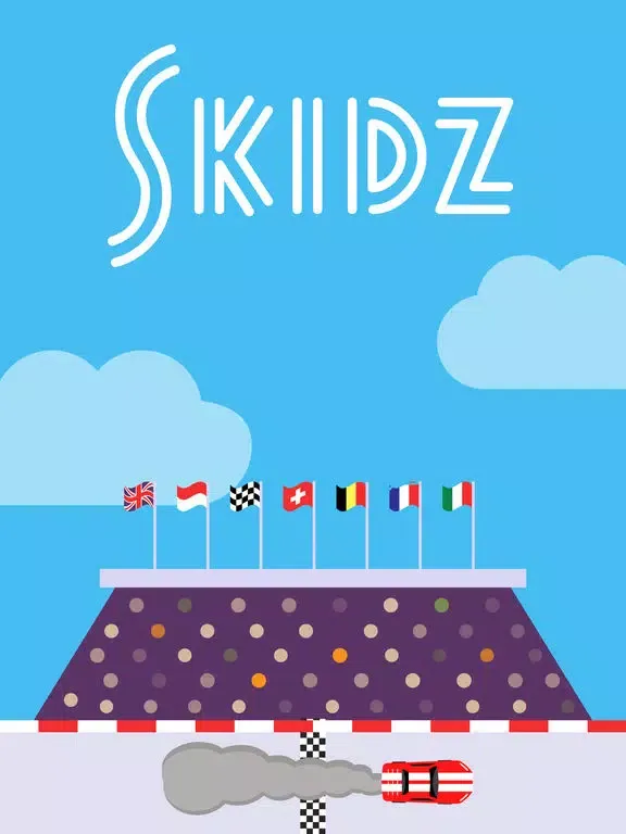 Tangkapan layar Skidz iPad 