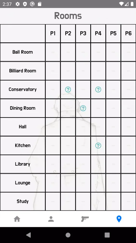 Detective Notes for Cluedo(Clu Screenshots
