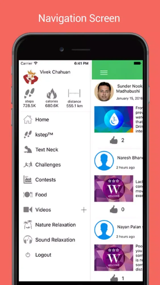 kFit - Social Health & Wellness Screenshots
