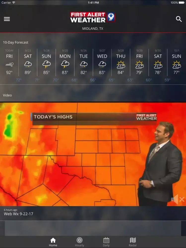 NewsWest9 – First Alert iPad  Ekran Görüntüleri