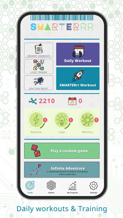 Zrzuty ekranu Smarterrr every day: BrainGame