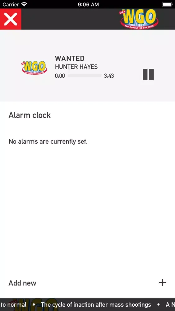 Screenshot di 102.9 WGO