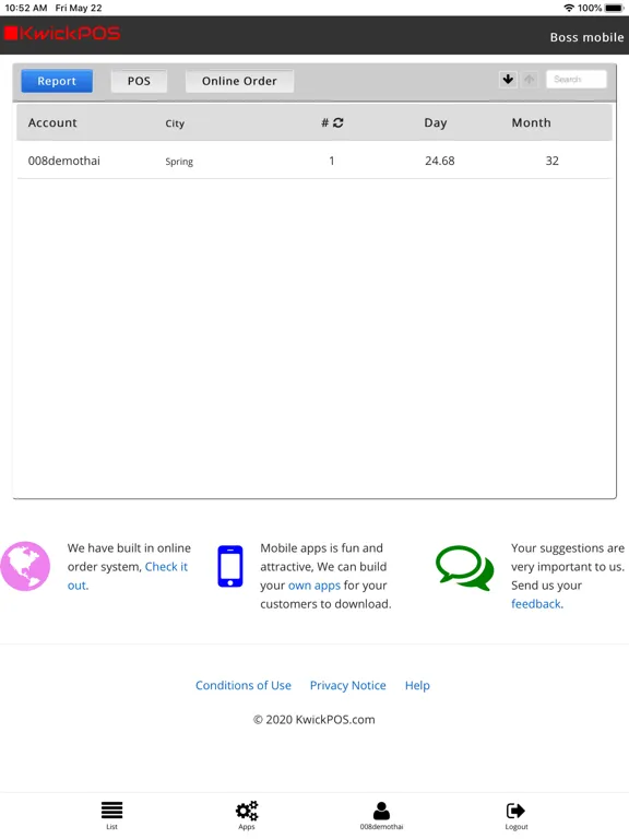 KwickVIEW iPad  سکرین شاٹس