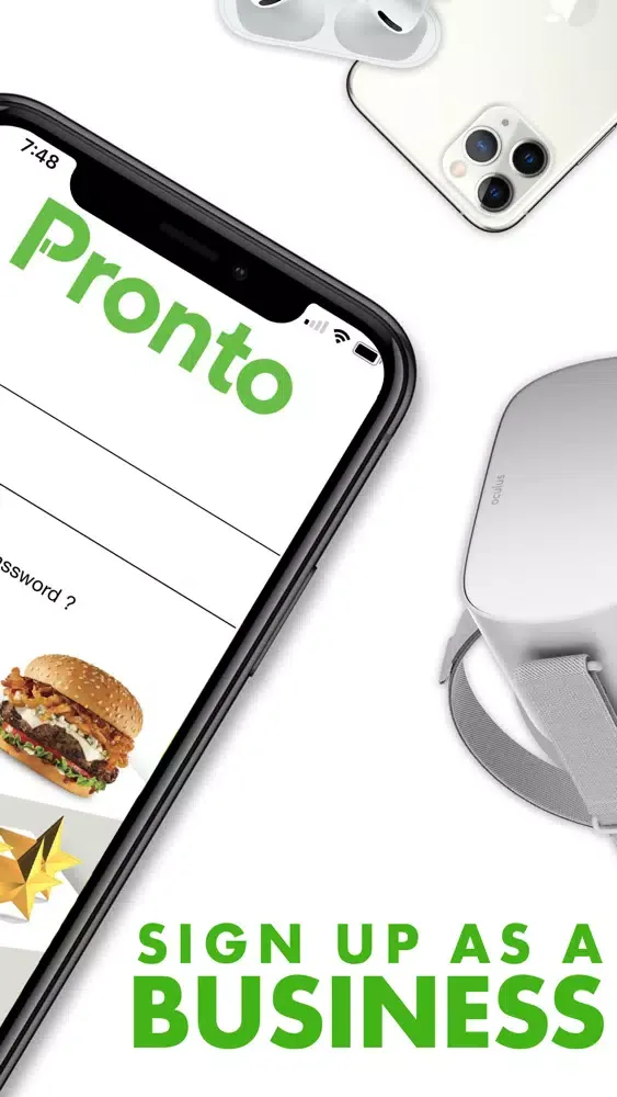 Pronto Business App Screenshots