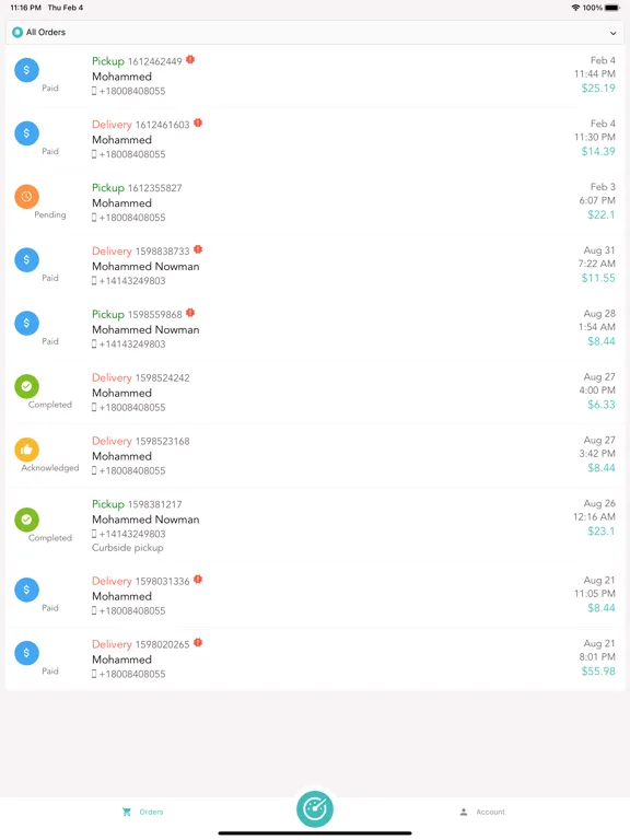 Скриншоты KwikMarts Merchant App iPad 