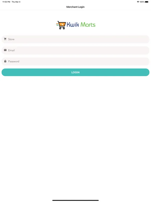 Скриншоты KwikMarts Merchant App iPad 